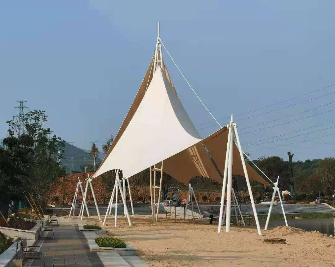 株洲市醴陵市陶子湖PTFE景观膜结构建筑