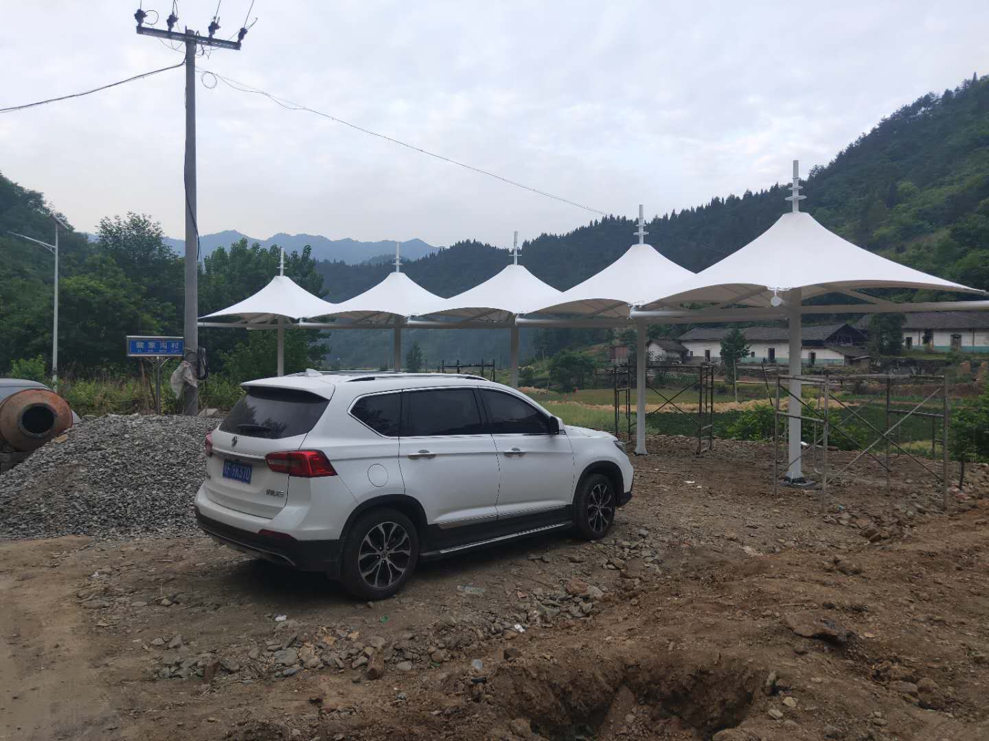 十堰人民医院乡镇检测点膜结构建筑
