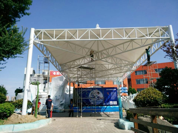 武汉极地海洋世界膜结构建筑工程(图4)
