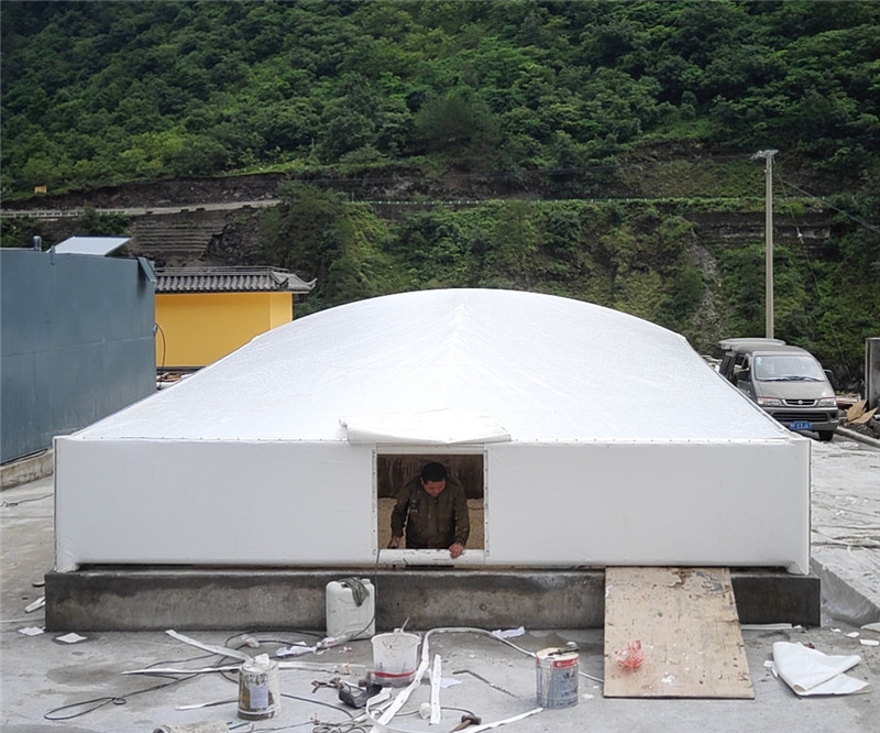 云南贡山县污水处理厂膜结构建筑(图4)