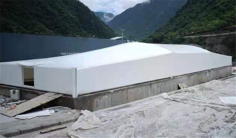 云南贡山县污水处理厂膜结构建筑(图3)