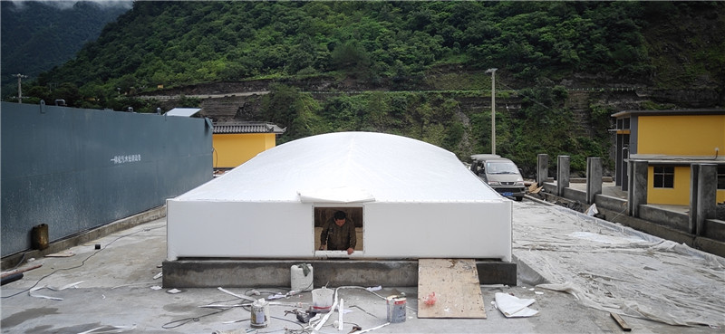 云南贡山县污水处理厂膜结构建筑(图2)