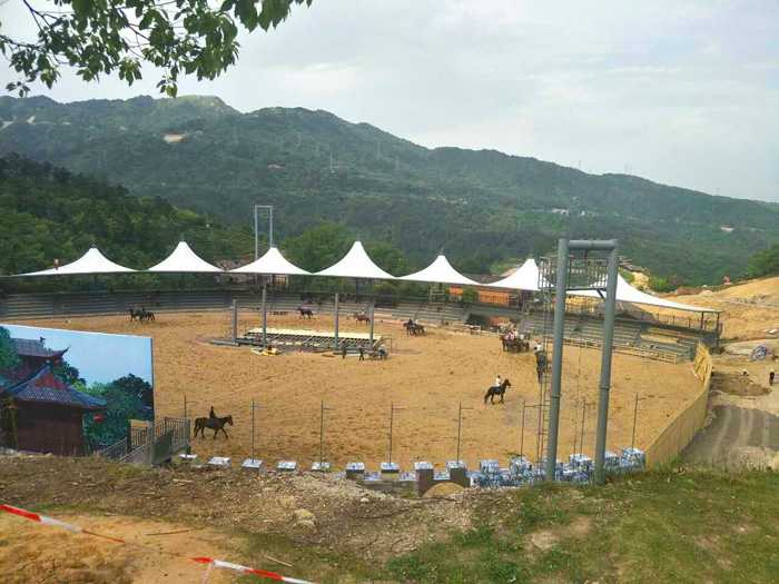 武汉锦里沟跑马场膜结构建筑(图4)