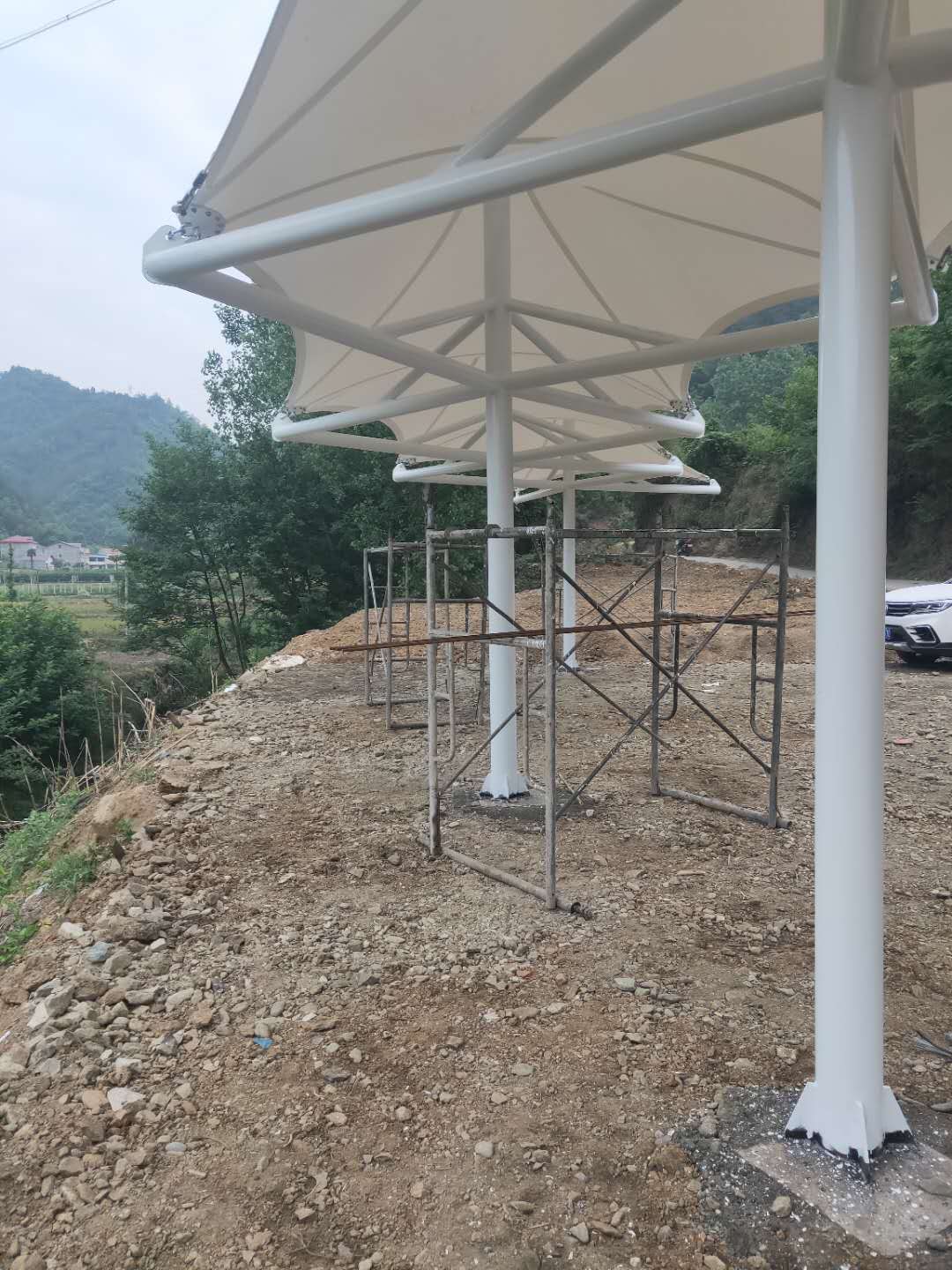 十堰人民医院乡镇检测点膜结构建筑(图3)