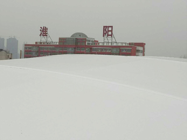 淮阳中学体育看台膜结构工程(图4)